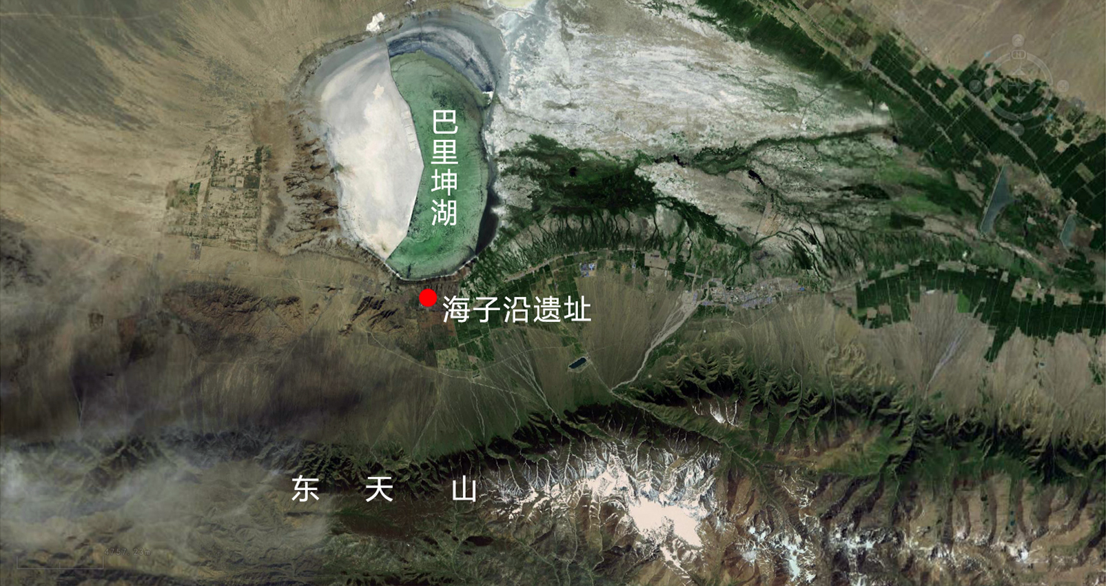1.海子沿遗址位置图